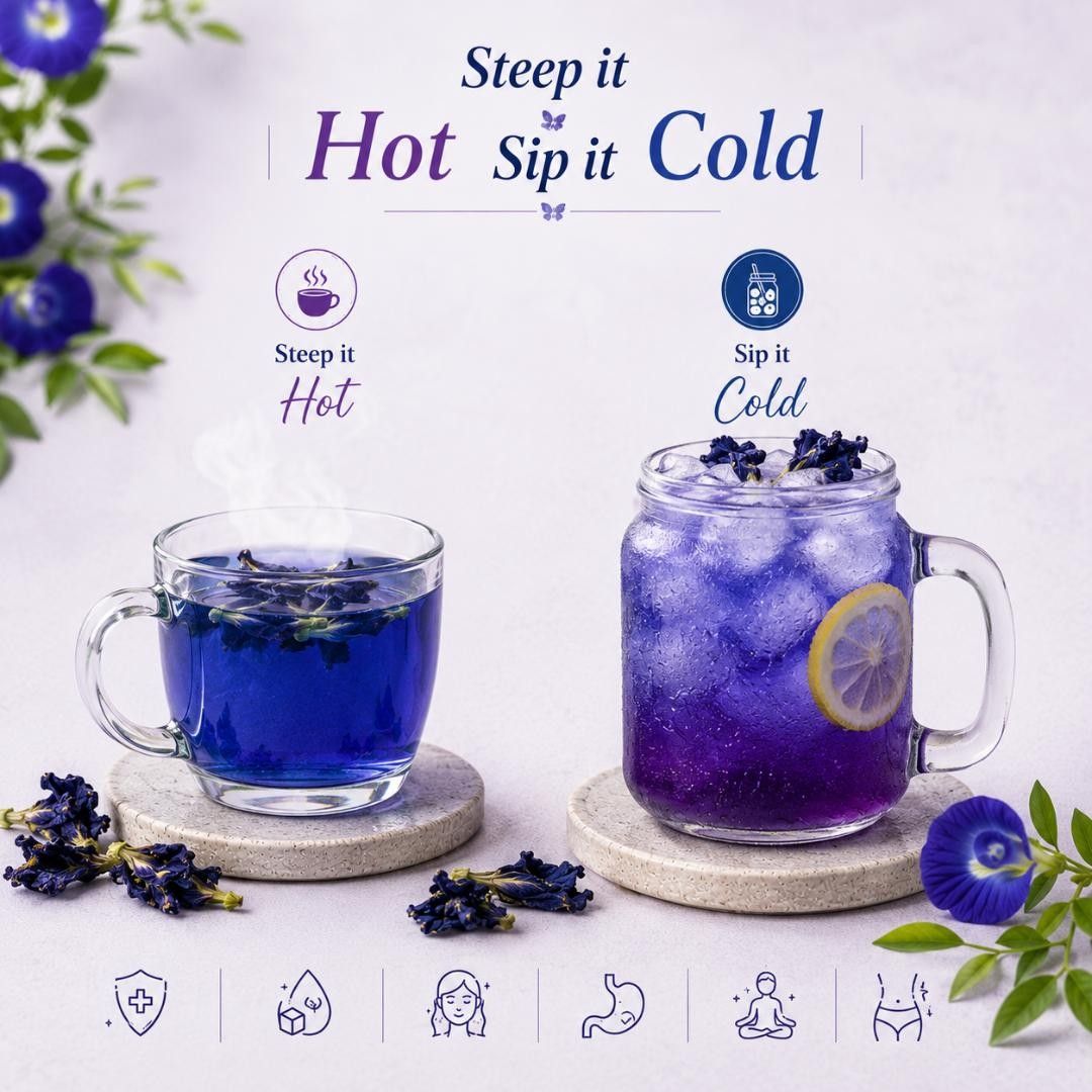 Lilac Sip Blue Pea Flower Tea | Butterfly Pea Tea