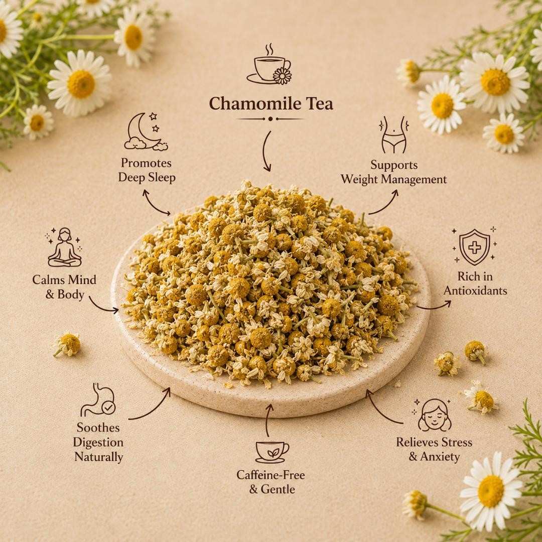 Lilac Sip Chamomile Tea